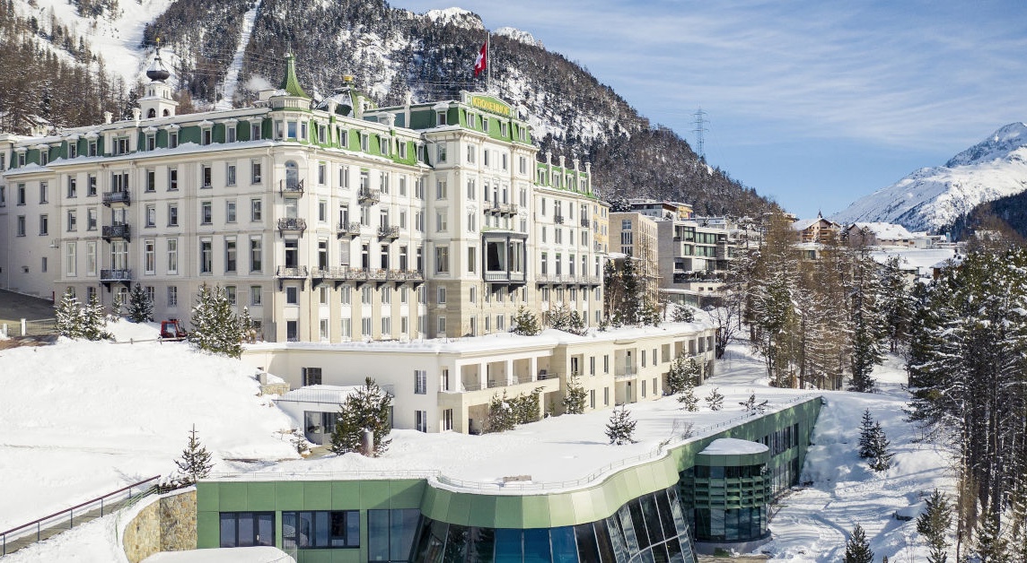 The Grand Hotel Kronenhof in the Swiss Alps hero image