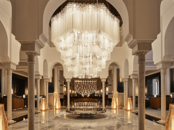 Grandeur of Hotel La Mamounia in Marrakesh, Morocco image