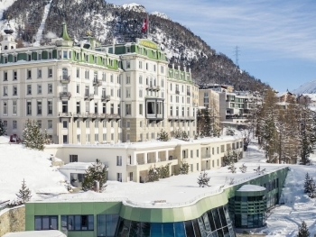 The Grand Hotel Kronenhof in the Swiss Alps image